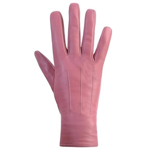 Guantes de trabajo de cuero vacuno resistentes y personalizados para hombre, guantes de cuero para mano derecha, diseño OEM con logotipo y talla personalizados - Product Image 3