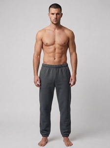 Custom Logo Men's Athletic Sweatpants Relaxed Fit <b>Fleece</b> <b>Joggers</b> for Fitness Training Sports and Streetwear - Product Image 6