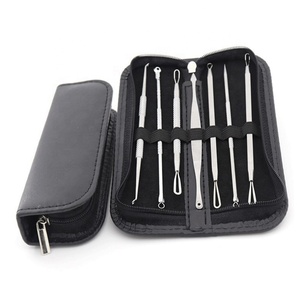 7 cái Chất lượng cao thép không gỉ mụn đầu đen loại bỏ mụn đầu trắng công cụ thiết lập tùy chỉnh thiết kế mụn trứng cá mụn <span class=keywords><strong>extractor</strong></span> Kit - Product Image 5