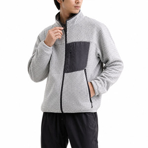 Veste polaire douce personnalisée pour hommes, légère, thermique, zippée, pour usage extérieur et décontracté, fournisseur en gros - Product Image 2