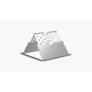 Soporte Metálico Plegable Ultrafino de 1.7mm para Laptop, Ergonómico, Ajustable en Altura, para MacBook, Tablet, PC-EL - Product Image 3