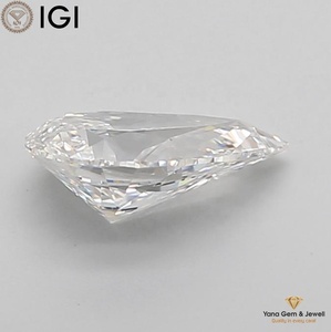 Magnifique bague solitaire en diamant de laboratoire CVD de 1,00 carat, forme poire, couleur F, clarté VVS1, certifiée IGI, pour un usage quotidien - Product Image 5