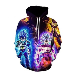 Sudadera con Capucha de Camuflaje 3D de Goku de Dragon Ball Z DBZ, Sudadera con Capucha de Forro Polar 100% Algodón para Hombre, Invierno - Product Image 5