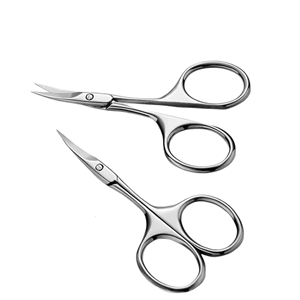 Ciseaux professionnels pour sourcils, ciseaux à cuticules, coupe-ongles courbé, coupe-peaux mortes, outil de beauté - Product Image 1