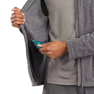 Veste de ski imperméable grise pour homme avec capuche et poches zippées, vêtements d'hiver sportifs - Product Image 6