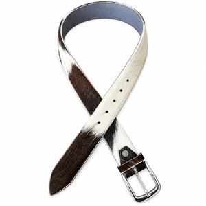 New Arrival Casual <b>Hair</b> Leather Belts Eco-Friendly Lightweight High Quality Durable Vintage Copper Buckle Solid Pattern Custom - Product Image 4