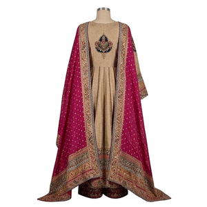Vestido Afgano de Alta Calidad para Mujer, Diseño Modesto, Estilo Punjabi, Tribal Kuchi, Étnico, para Boda - Product Image 4