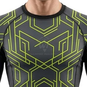 Quick Dry Rash Guard <b>for</b> <b>Men</b> Long Sleeve <b>Compression</b> Fit Breathable Stretch <b>Shirt</b> <b>for</b> Swimming Surfing and Fitness - Product Image 6