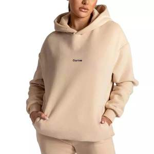 ชุดวอร์มผู้หญิง VIBE SEWN รุ่น Autumn Solid Hooded Regular Fleece ผ้าฟลีซเนื้อนุ่ม ระบายอากาศได้ดี ผลิตจากโพลีเอสเตอร์/คอตตอน เป็นมิตรต่อสิ่งแวดล้อม เหมาะสำหรับใส่ลำลองหรือเล่นกีฬา - Product Image 5