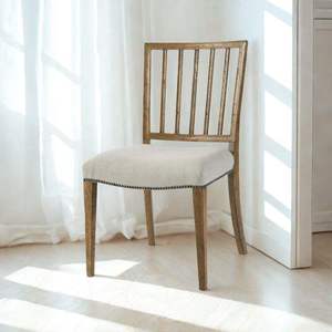 เก้าอี้ทานข้าวไม้โอ๊คสไตล์โมเดิร์นกลางศตวรรษ ทนทาน เหมาะสำหรับใช้ในบ้านและสำนักงาน - Product Image 5