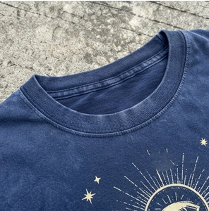 T-shirt surdimensionné pour homme imprimé sérigraphié, en coton délavé style vintage, streetwear décontracté à manches longues, t-shirt d'été personnalisé en coton pour homme - Product Image 5
