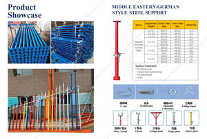 Thiết kế công nghiệp giàn giáo chống đỡ ván khuôn hỗ trợ CE chứng nhận điều chỉnh tải trọng nặng thép chống đỡ cho xây dựng - Product Image 4