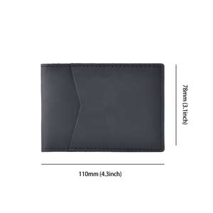 AIGUONIU - Funda para Licencia de Conducir Hecha a Mano en Cuero Crazy Horse, Tarjetero con Diseño Antiguo y Conciso - Product Image 1