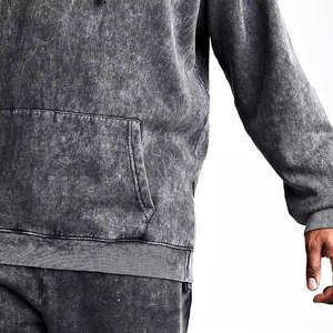 Conjunto Deportivo Informal para Hombre con Capucha de Color Sólido: Sudadera con Capucha y Pantalones Deportivos para Gimnasio y Running - Product Image 6