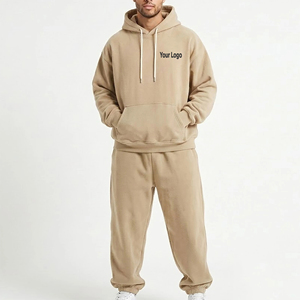 Sudadera con Capucha de Alta Calidad en Poliéster/Algodón, Corte Regular, Conjunto Deportivo, Logotipo Bordado Personalizado, Forro Polar Transpirable, Ropa Deportiva Urbana - Product Image 3