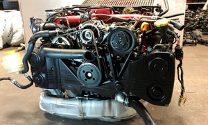 เครื่องยนต์ EJ207 รุ่น 9 JDM STI แบบทวินสโครล ปี 2002-2007 EJ20T 2.0L เทอร์โบ VF37 DOHC AVCS มือสอง ขาย - Product Image 1