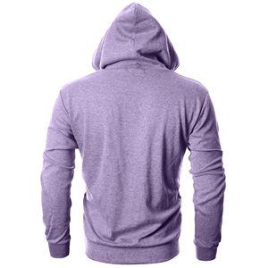 Sweat à capuche confortable pour homme, uni, personnalisé, en molleton épais, avec poche kangourou, 100% coton mélangé, coupe décontractée - Product Image 5