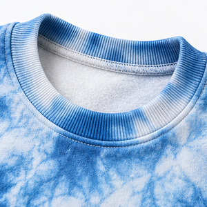 Sudadera Tie Dye Teñida por Inmersión, Ajuste Regular, Forro Polar Cepillado, Cuello Redondo, Exportador de Ropa Personalizada, Moda, Ropa Cómoda, Casual - Product Image 5