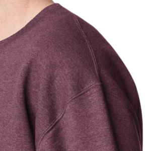 Sweat-shirt personnalisé pour homme en polaire d'hiver, col rond, manches longues, décontracté, en mélange de coton et de polyester doux, coupe classique, uni - Product Image 5