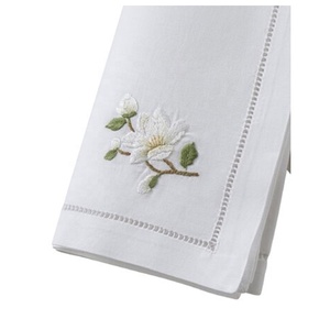 Serviettes de Table brodées 100% coton, ouverte, qualité supérieure, pour vaisselle, produit de Table - Product Image 4