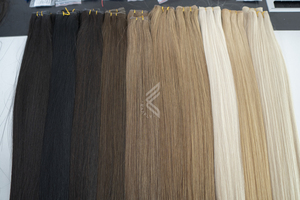 Extensiones de cabello virgen europeo teñido rubio al por mayor a granel para mujeres - Product Image 3