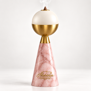 ALABANZA ENTERPRISES Brûleur à Bakhoor en Bois Haut de Gamme Modèle ABBB122 avec Encens Indien Écologique Mabkhara Oud Arabe Moderne - Product Image 2
