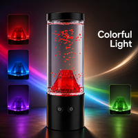 Lampe Volcan Méduse de Simulation en Gros, Veilleuse LED Colorée USB pour Chambre d'Enfant, Cadeau et Décoration Intérieure