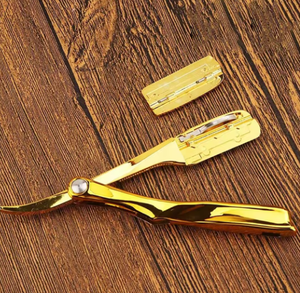 Navaja de Afeitar Profesional de Acero Inoxidable con Mango de Madera, Afeitadora Manual para Barba, Personalizable para Hombres - Product Image 4