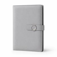 Organiseur de planification A5 personnalisé en cuir PU avec 6 anneaux, carnet rechargeable avec fermeture à sangle, agenda professionnel OEM ODM