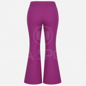Ensemble de costume violet pour femmes, deux pièces, blazer et pantalon évasé, uniforme d'hôpital, vêtements de travail personnalisés, service OEM Wida Sports - Product Image 5