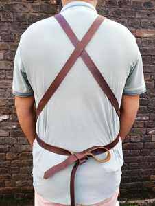 OEM Factory Genuine Leather Apron-Professional Bulk Supply Safety Clothing with Smell Proof Casual Design LPN-0335 - Product Image 6