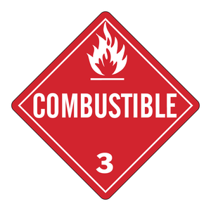 Señal de Advertencia de Seguridad de Alta Visibilidad Brady Combustible 3 para Uso en Interiores y Exteriores - Product Image 3