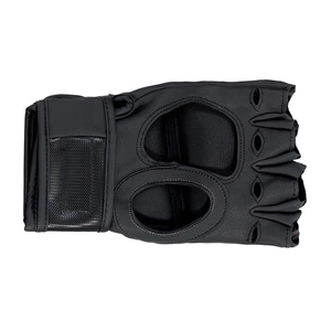 Guantes de MMA de Alta Calidad, de Cuero Vacuno Negro, para Sparring Profesional, Entrenamiento de Combate, Medios Dedos - Product Image 6