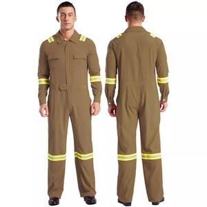 Wholesale <b>Waterproof</b> Polyester/Cotton High Visibility Reflective Safety Coveralls LED Flash for High Safety <b>Work</b> Environments - Product Image 1