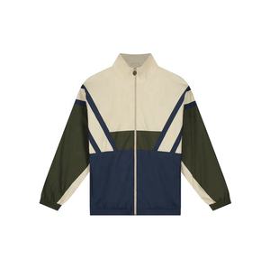 Ropa de hombre personalizada con cremallera 100% chaqueta cortavientos de poliéster de nailon para hombre diseño personalizado tu propia chaqueta ligera de retazos - Product Image 1