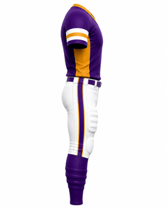 Ensemble d'uniformes de football américain sur mesure de haute qualité, tissu respirant et durable, maillot et pantalon pour entraînement et matchs. - Product Image 4