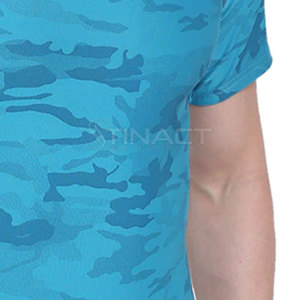 Camiseta Ligera de Poliéster y Algodón con Ajuste Flexible para Hombre, para Actividades Diarias - Product Image 5