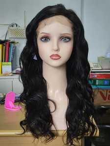 Perruque à lacet Closure Lace Wig, 100% cheveux humains, cuticules alignées, sans nœuds, dentelle suisse, cheveux naturels indonésiens - Product Image 6