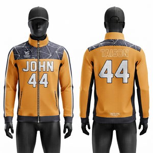 Custom Unisex Lacrosse Training <b>Jacket</b> 330grams Fleece Hooded <b>Pink</b> Navy Solid Sublimation Logo Autumn <b>Waterproof</b> Breathable - Product Image 4