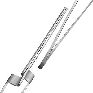 Pinces articulées droites et courbées pour papier dentaire, pinces porte-papier articulées, pinces à papier, pincettes, homologuées ISO - Product Image 2