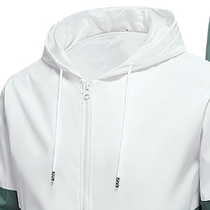 Ensemble de survêtement coupe-vent pour homme de qualité supérieure, imprimé, léger, décontracté, 2 pièces, logo personnalisé - Product Image 2