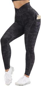 Leggings de Alta Calidad para Mujer, para Gimnasio y Entrenamiento, Cintura Alta, Elásticas, con Bolsillos, Proveedor Mayorista - Product Image 4