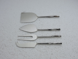 Stainless Steel Cheese Utensil Set 4 Piece Serving Tools With <b>Branch</b> Handles Dishwasher Safe Kitchen Cutlery - Product Image 5