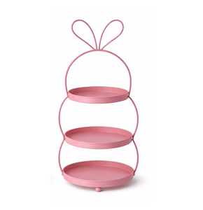 Soporte de Dos Niveles para Servir Pasteles y Cupcakes, Estilo Moderno, de Metal y Hierro, Ideal para Bodas y Fiestas de Cumpleaños - Product Image 6