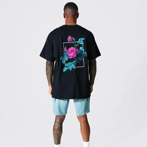 เสื้อยืดพิมพ์ลายสกรีนแบบกำหนดเอง ผ้าฝ้าย 100% เป็นมิตรกับสิ่งแวดล้อม แห้งเร็ว คุณภาพการพิมพ์ทนทาน สำหรับเสื้อแจ็คเก็ตสตรีทแวร์ ผู้ชาย น้ำหนัก 220 กรัม - Product Image 4