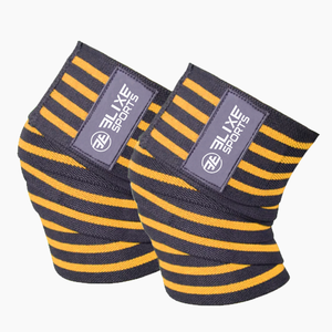 ELIXE SPORTS Genouillères en néoprène tricotées respirantes à fermeture par enfouissement universelles unisexe toutes saisons protection complète pour - Product Image 1