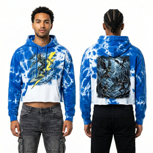 เสื้อฮู้ดดี้สีเขียวมะกอกแบบฟอกกรด ผ้าฟลีซหนานุ่ม พิมพ์ลาย Zombie Commander สไตล์วินเทจ ผลิตโดยผู้ผลิตเสื้อผ้าแบบสั่งทำพิเศษ - Product Image 2