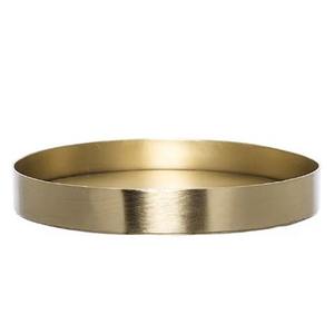 Recipiente Redondo de Latón con Acabado Antiguo, Diseño Creativo Exclusivo, Acero Inoxidable de Grado Alimenticio para Frutas, Cenas y Fiestas - Product Image 1