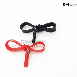 Bracelet en caoutchouc de couleur rouge pour pince à épiler, Extension de cils, pinces à épiler, Bracelets, bandes protectrices, couleurs personnalisées - Product Image 5