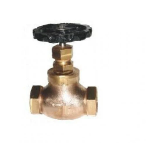 Bronze Globe Steam Stop Valve Manual <b>Control</b> Threaded End High <b>Temperature</b> Industrial Valve 3 in Port Size - Product Image 3
